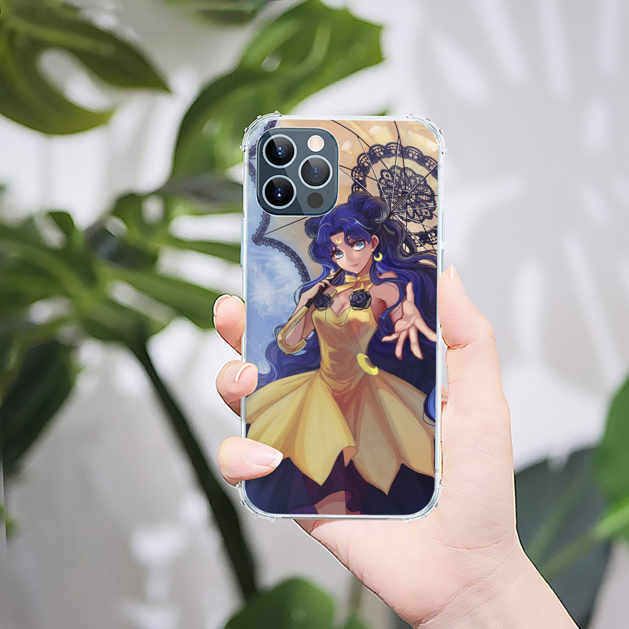 （画像用） 美少女戦士セーラームーン Sailor Moon 【iPhone 12シリーズ対応】透明スマホケース（クリアソフトケース）